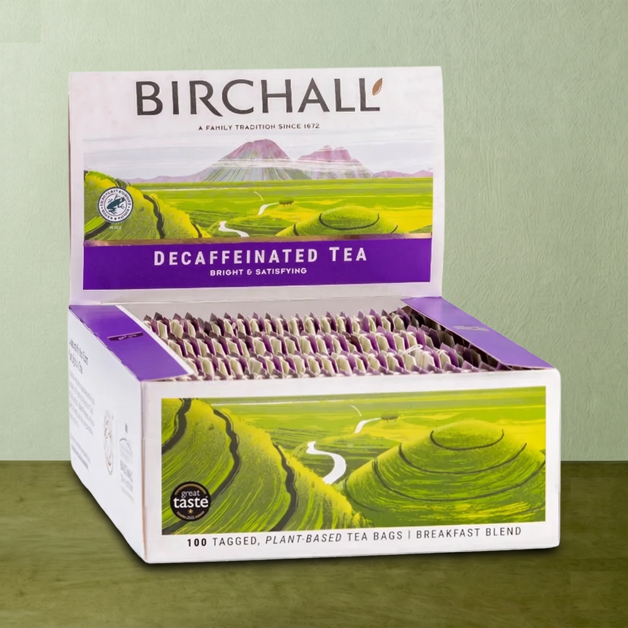 Birchall (100) Decaf Tea Bags (RFA)