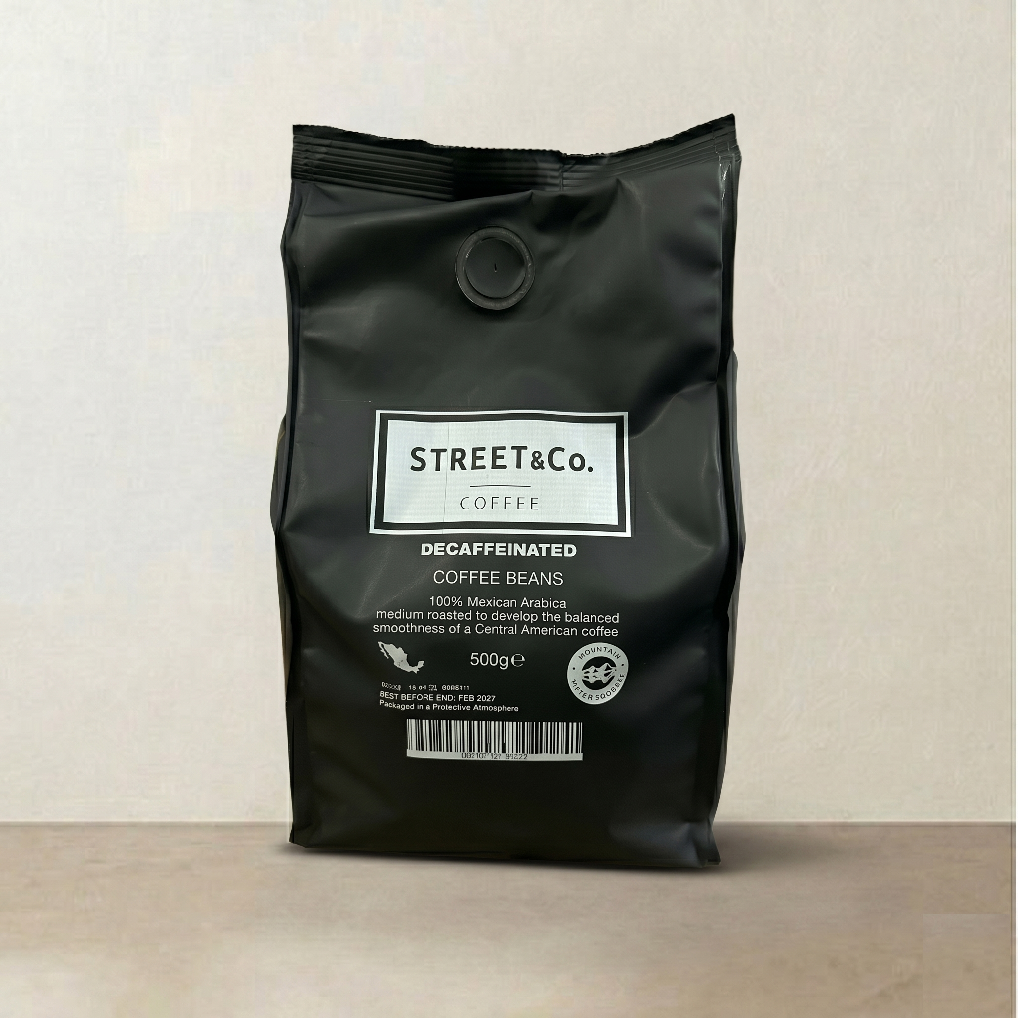 Street & Co Decaf Coffee Beans (Mountain Washed)