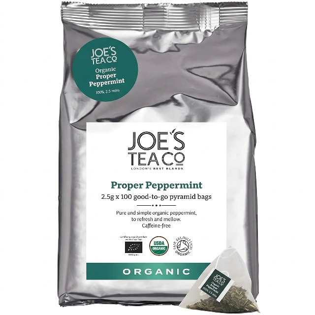 Joes Tea (100) Org Proper Peppermint - John Street Beverage Espresso