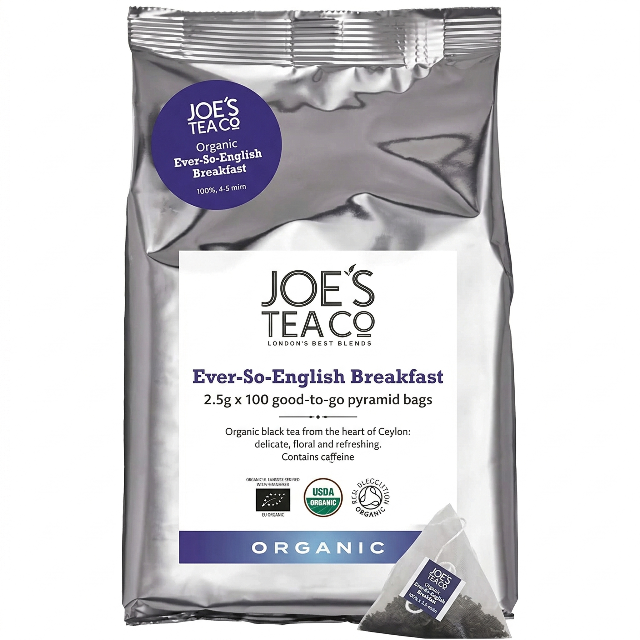 Joes Tea (100) Org Ever-So-English Breakfast