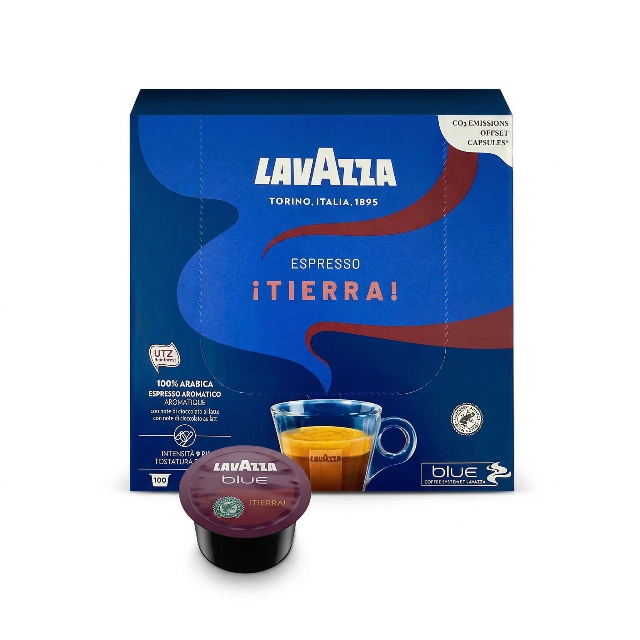 Lavazza Blue Tierra Capsules x 100 - John Street Beverage Espresso