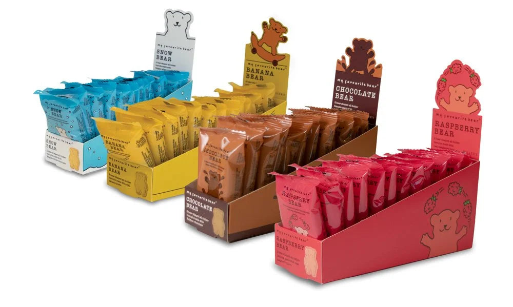 Artisan Raspberry Bear Biscuits 1 x 24 - John Street Beverage Espresso
