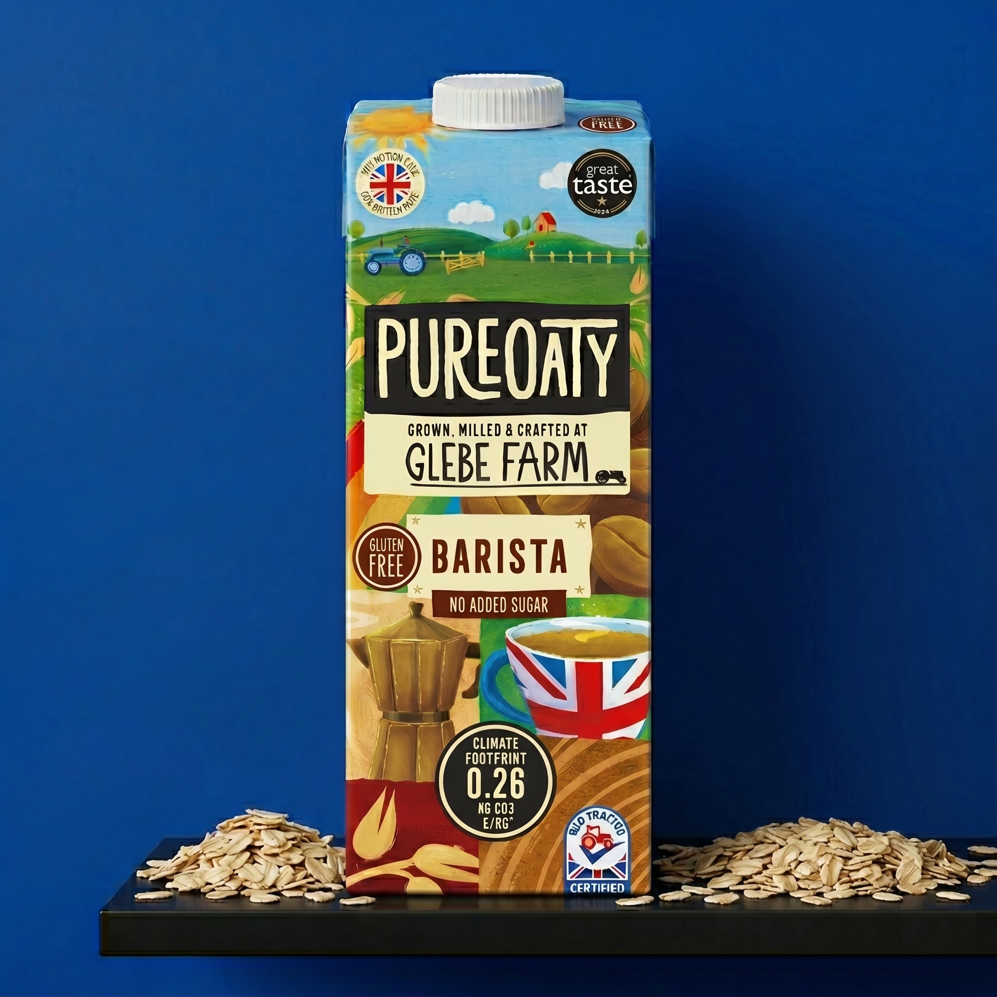 PureOaty Barista Oat Drink 6 x 1 Litre - John Street Beverage Espresso