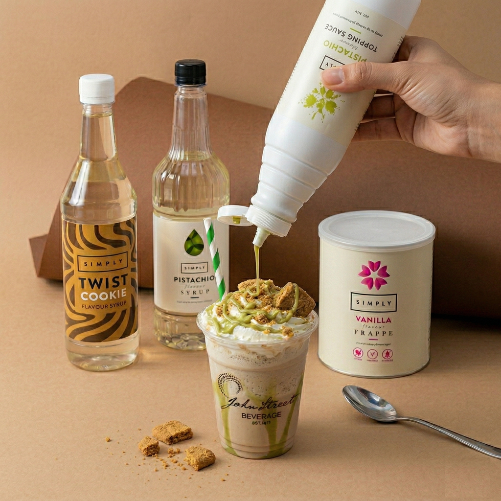 Pistachio Cookie Frappe - John Street Beverage Espresso