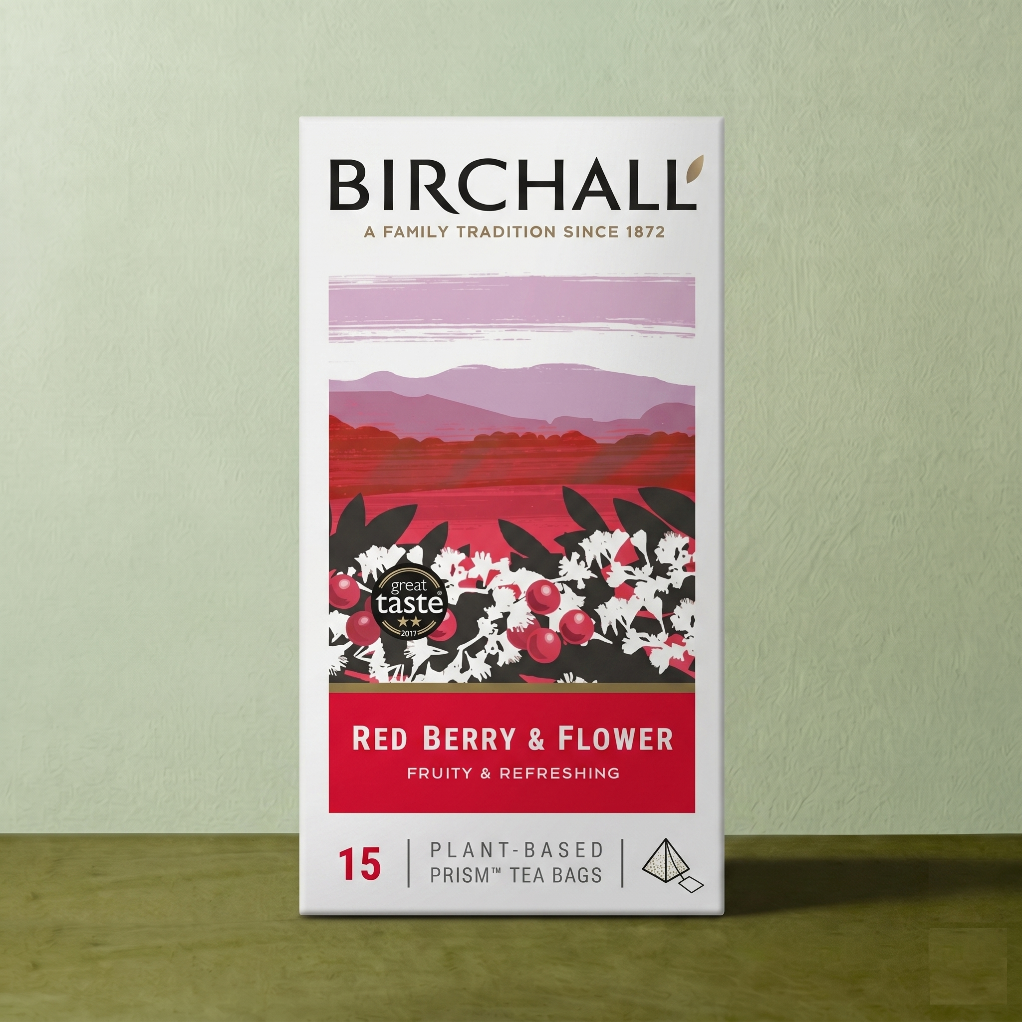 Birchall Red Berry & Flower