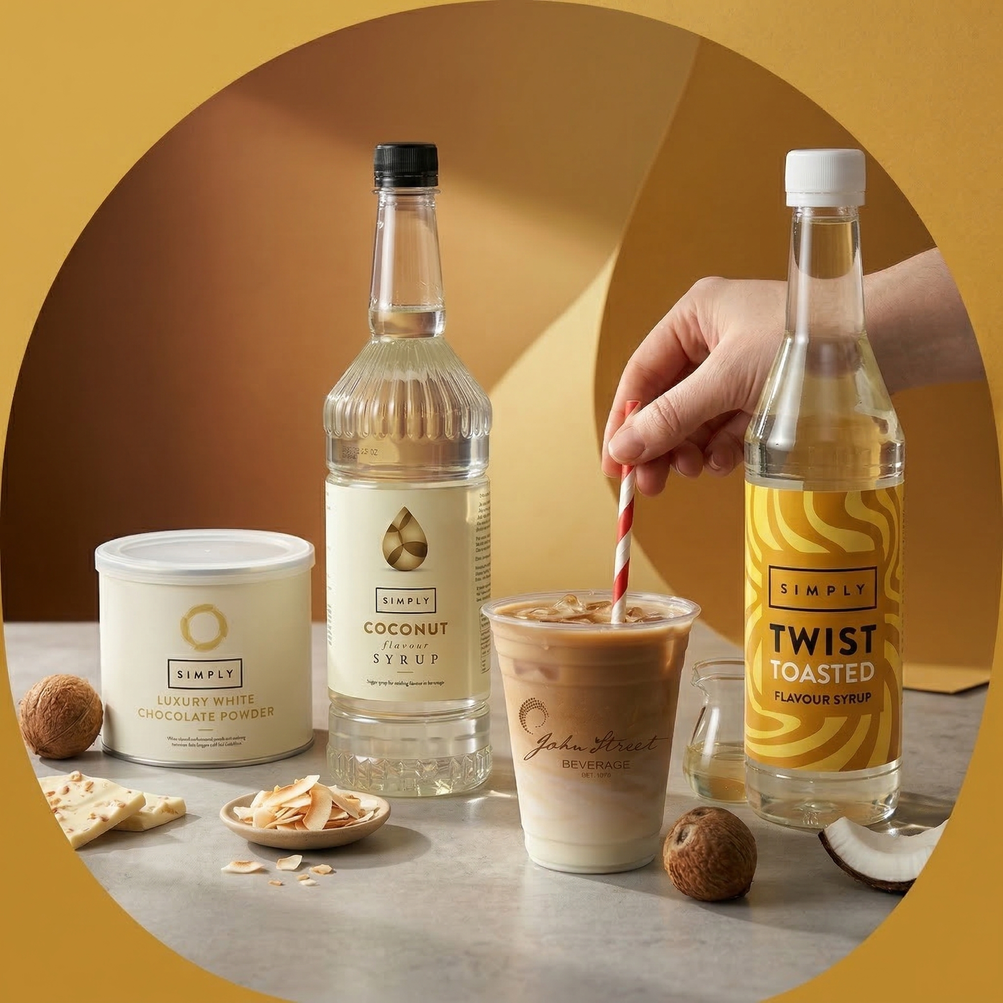 Toasted Coconut Iced White Chocolate