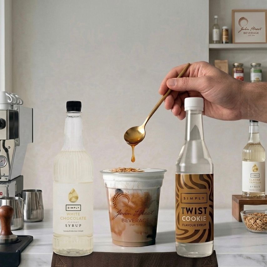 White Chocolate Cookie Iced Latte